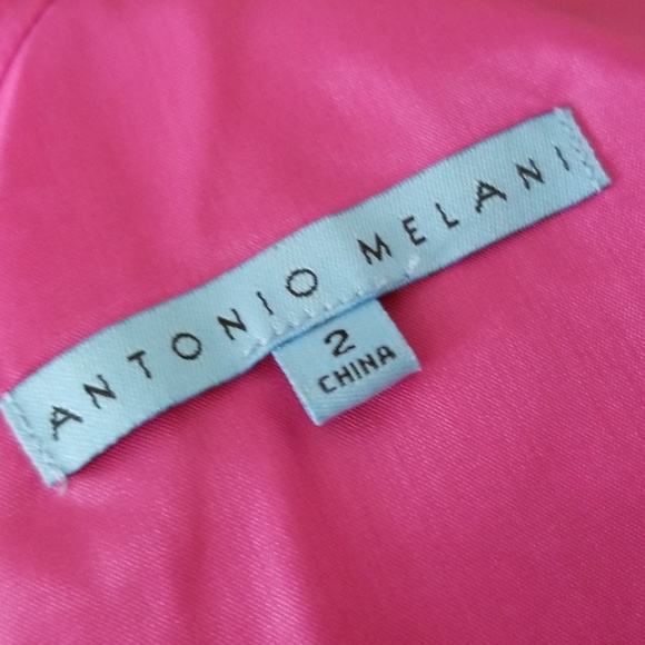 Hot Pink short party dress - Picture 3 of 4